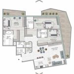 3BHK Type D Floor Plan