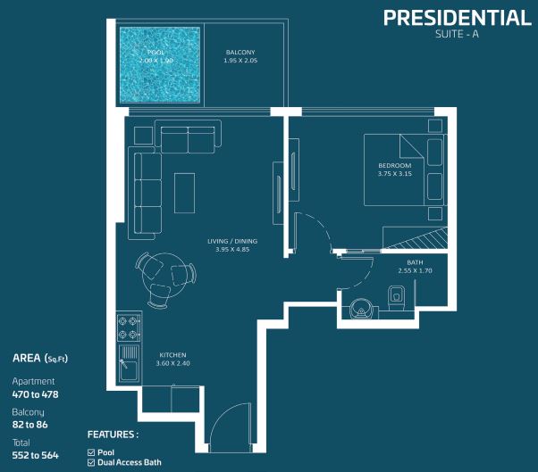 Oasiz Presidential Suite